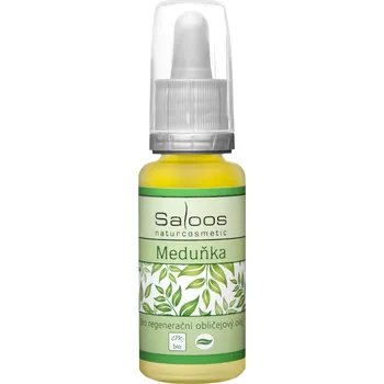 Pleťový olej Saloos Bio regenerační obličejový olej Meduňka Objem: 20 ml