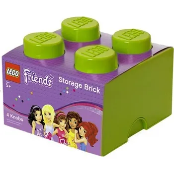 LEGO 250 x 250 x 180 mm, světle zelený