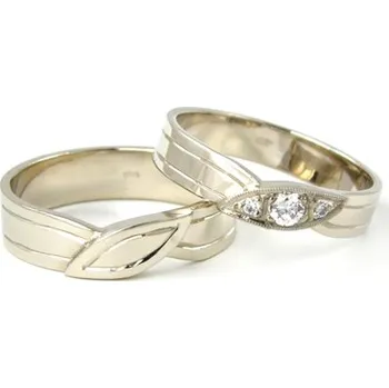 Prsten Zlaté snubní prsteny 0018 + DÁREK ZDARMA