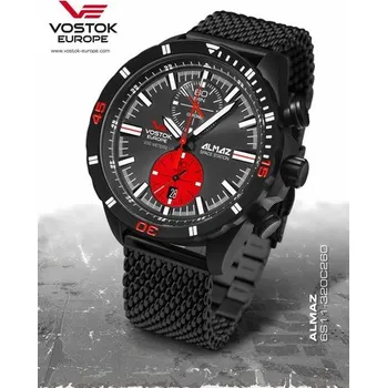 Hodinky Hodinky Vostok Almaz Chronograf 6S11/320C260B + Dárek zdarma