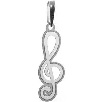 Přívěsek Stříbrný přívěšek houslový klíč PA0354SF
