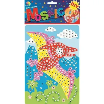 Mozaiková sada Mozaika z barevných ozdob - Dinosauři - Pterodaktyl