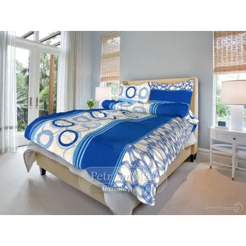 Povlečení Recenze Smolka Marta krepové povlečení modré 140 x 200, 70 x 90 cm