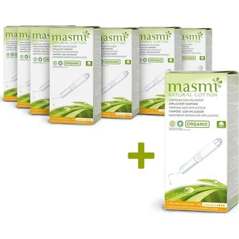 Menstruační tampony Masmi Tampony s aplikátorem Regular 128 ks