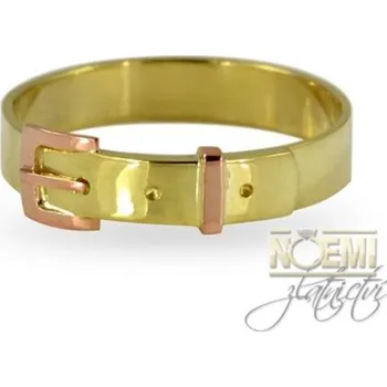 Prsten Zlatý prsten opasek 0012 + DÁREK ZDARMA