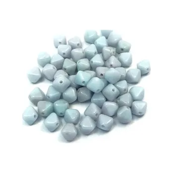 Dětské navlékací korálky Skleněný korálek - osmistěn (53 ks)