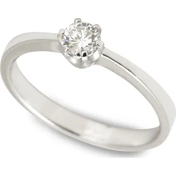 Prsten Zlatý prsten s briliantem BP0050F + DÁREK ZDARMA