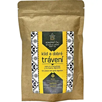Čaj Hempoint Konopný čaj klid a dobré trávení 50 g