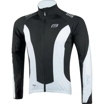 Cyklistická bunda bunda Force X68 černo-bílá XS