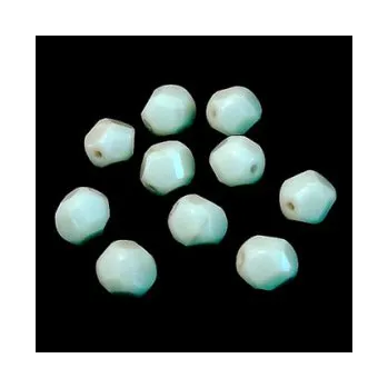 Dětské navlékací korálky Skleněný korálek - brambora (10 ks)