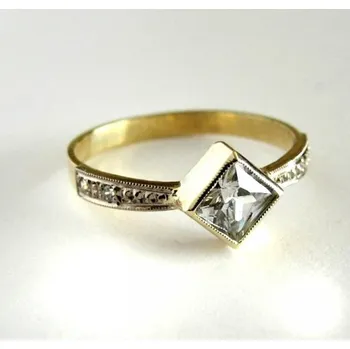 Prsten Prsten se zirkony 0017 + DÁREK ZDARMA