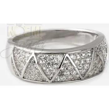 Prsten Stříbrný prsten s čirými zirkony SVLSLR034340