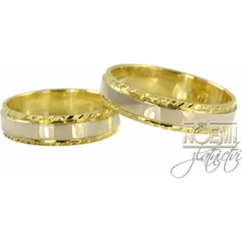 Prsten Snubní prsteny zlaté 1078 + DÁREK ZDARMA