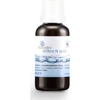 Koloidní stříbro sprej 30 ml 50 ppm - nosní aplikátor
