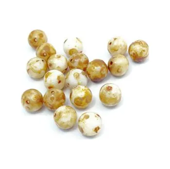 Korálek Skleněný korálek - kulička (19 ks)