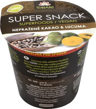Superpotravina Iswari BIO SuperSnack raw kakao-lucuma 60 g