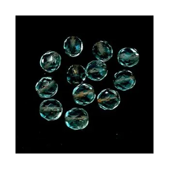 Dětské navlékací korálky Skleněný korálek - ohňovka (13 ks)