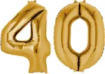 Amscan fóliové číslo 40 zlaté 86 cm