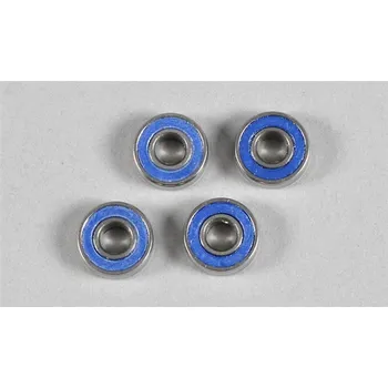 RC model auta Kuličkové ložisko 6x15x5, s gum. těsněním, 4ks.