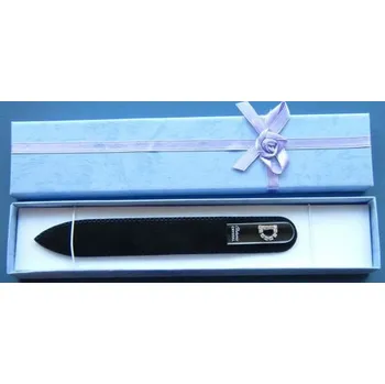 Skleněný pilník na nehty Swarovski střední 140/2mm písmeno - "D"