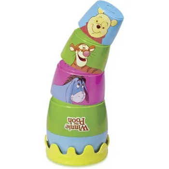 Hračka Tomy WTP Vkládací hrnec s tvary a kalíšky Medvídek Pú