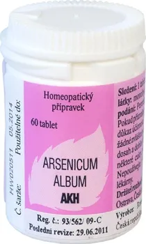 Homeopatikum Rosen Pharma AKH Arsenicum Album 60 tbl.