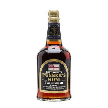 Rum Pusse's Rum Gunpowder Proof Black Label 54,5% 0,7 l