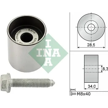 Vratná/vodicí kladka, ozubený řemen INA 532 0197 10