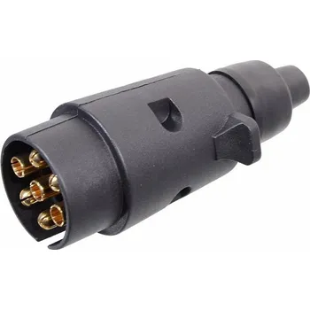 Elektrická zásuvka Zástrčka pro přípojná vozidla, 7 pólů