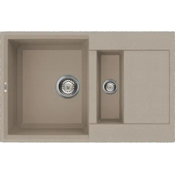 Granitový dřez Kuchyňský dřez Elleci Easy 325 Tortora G43 943DRLGY31043