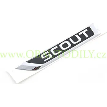 Znak automobilu Škoda Kodiaq-Boční nápis SCOUT original levý