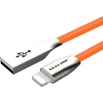 VOXLINK 3m USB / LIGHTNING oranžový kabel