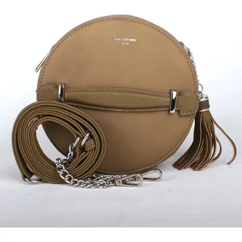 Dámská kabelka David Jones CM3590 kulatá hnědozelená (khaki) | KabelkyproVas.cz