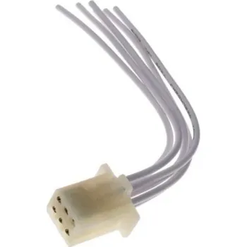 Elektroinstalace pro motocykl Konektor k CDI jednotce hranatý samec - opravný 6 pin