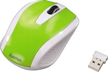 Myš Hama AM-7200 bílá/zelená