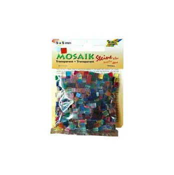 Mozaiková sada Mozaika odlehčená průhledná mix barev 5x5mm