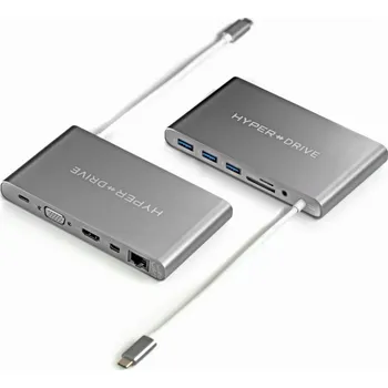 USB hub HyperDrive Ultimate USB-C Hub Space Gray