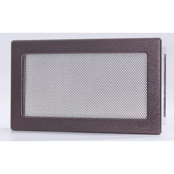 Krbová obestavba Krbová mřížka 17x37 černá