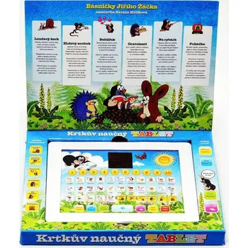 Teddies Krtkův naučný tablet Hračka pro nejmenší Teddies Krtkův naučný tablet
