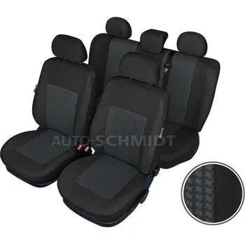 Potah sedadla AUTOPOTAH "SCHMIDT" OPEL Combo BONN CERNO-SEDY sada 9 ks