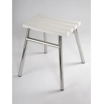 Koupelnové sedátko Stolička invalidní do sprchy nerez (nerez lesk)