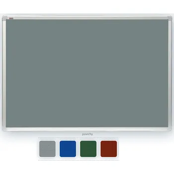 Kancelář 2x3 Filcová tabule rám ALU23 šedá 90 x 120 cm