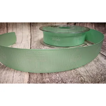 Stuha Rypsová stuha CAKES 25mm/1m - mátová