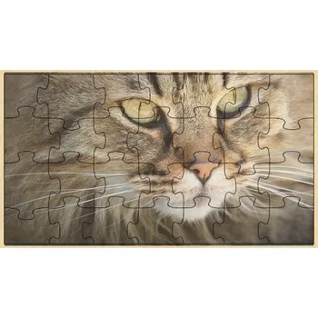 Puzzle Pelisport Dřevěné Puzzle Kočka barevná