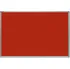 2x3 Filcová tabule rám ALU23 červená 90 x 120 cm