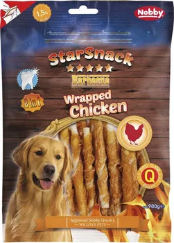 Pamlsek pro psa Nobby StarSnack Wrapped Chicken 900 g