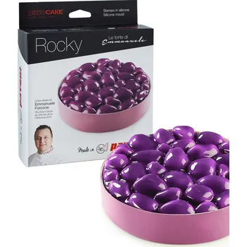 Nádoba na pečení Forma silikonová design Rocky 3D (oblázky) 1050ml, ⌀18, v.5cm