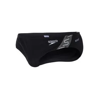 Pánské plavky Pánské a juniorské plavky Speedo Monogram 7cm Brief černobílé, Velikosti 30