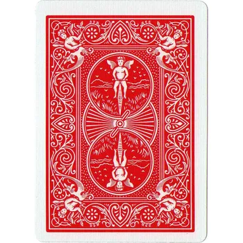 Pokerová karta USPCC Oboustranné karty Varianta: Červená / Červená - 1 kus