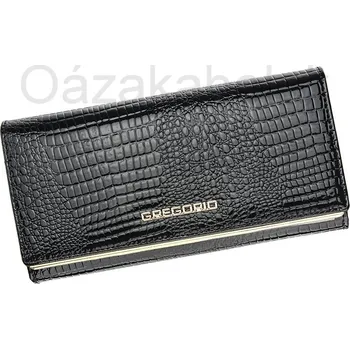 Peněženka Dámská kožená peněženka Gregorio SLL106 černá | KabelkyproVas.cz